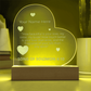 Song of Solomon 4 10 Valentines Day Bible Verse On Engraved LED Acrylic Photo Frame Personalized Valentines Days Gift