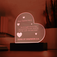 Christian Romance Song of Solomon Valentines Day Bible Verse Engraved LED Acrylic Photo Frame Personalized Valentines Days Gift