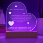Song of Solomon 4 10 Valentines Day Bible Verse On Engraved LED Acrylic Photo Frame Personalized Valentines Days Gift