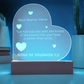 Song of Solomon Gift  Valentines Day Bible Verse On LED Acrylic Photo Frame Personalized Valentines Days Gift