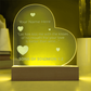 Song of Solomon Gift  Valentines Day Bible Verse On LED Acrylic Photo Frame Personalized Valentines Days Gift