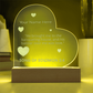 Christian Romance Song of Solomon Valentines Day Bible Verse Engraved LED Acrylic Photo Frame Personalized Valentines Days Gift