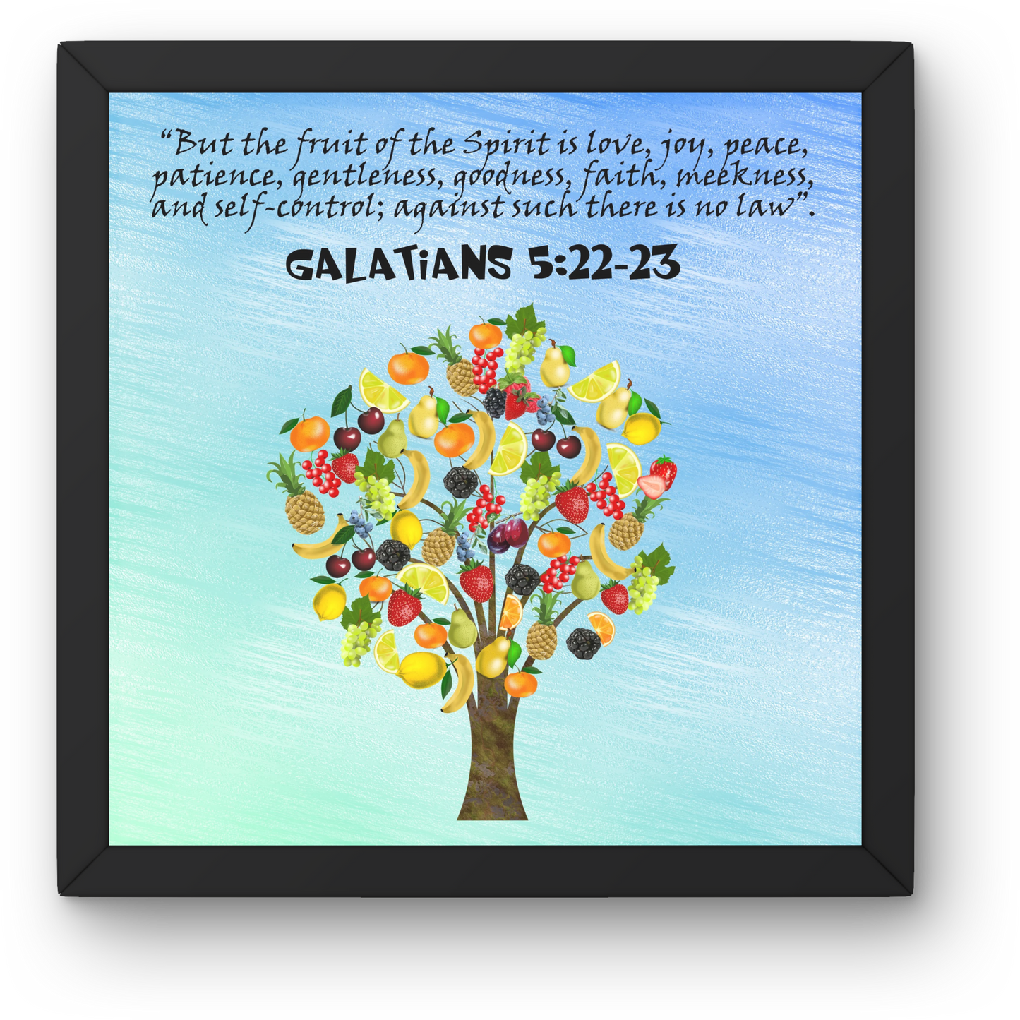 Galatians 5:22 Fruit of the Spirit Fruits Christian Art