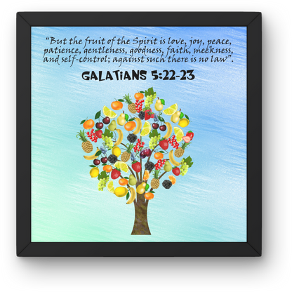 Galatians 5:22 Fruit of the Spirit Fruits Christian Art