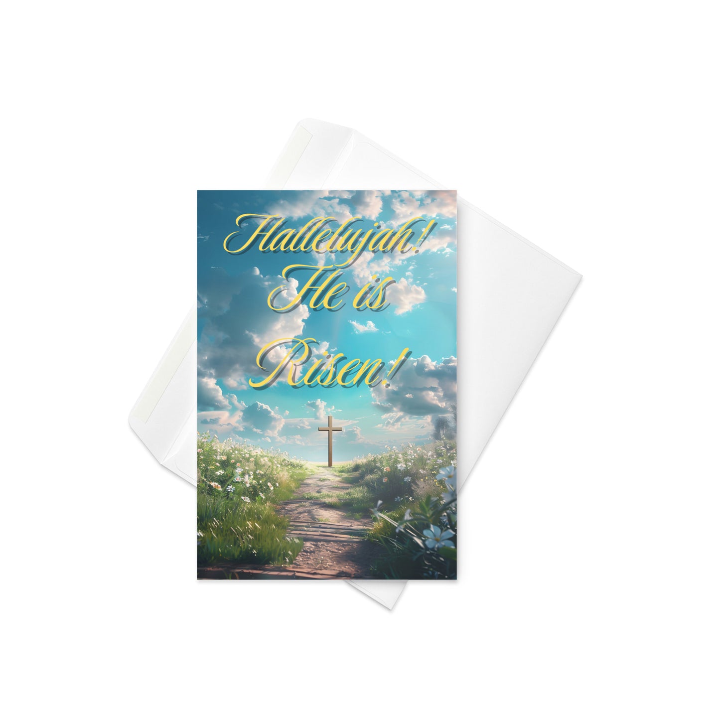 Happy Easter Christian Easter Cards- Hallelujah! He is Risen Easter Cards Religious