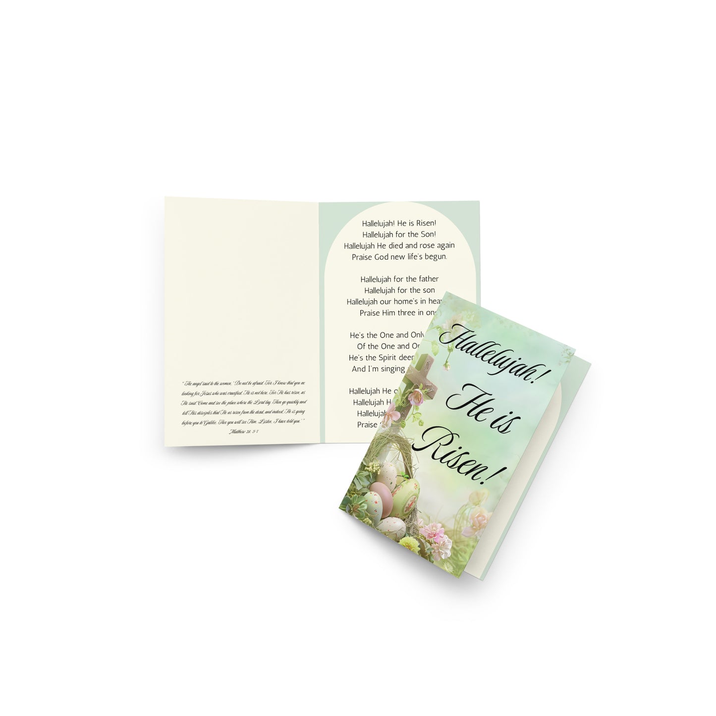 Happy Easter Christian Easter Cards- Hallelujah! He is Risen Easter Cards Religious