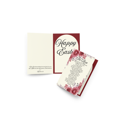 The Rose Printable Easter Card With Religious Messages About God's Love