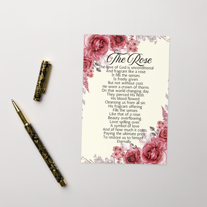 The Rose Christian Easter Card Religious Messages About God's Love