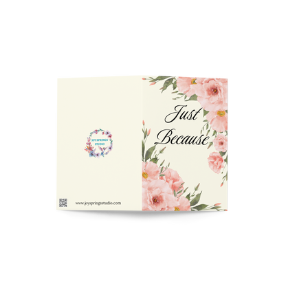 "Just Because" Romantic Love Poem For Spouse Lovely Romantic Cards