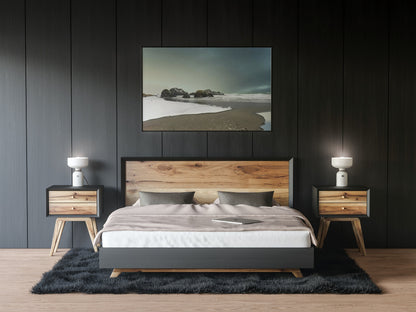 Let in Snow on the South Oregon Coast Nautical Digital Print