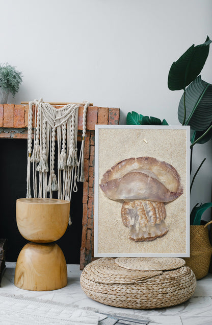 Gold Color Giant Jelly Fish Sealife Digital Print