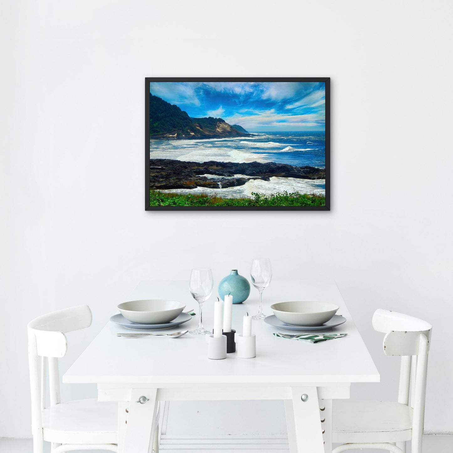 Scenic Oregon Coast Beach Digital Print at Florence Oregon