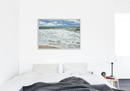 Gulf Shores Alabama Green Waves Coastal Digital Print