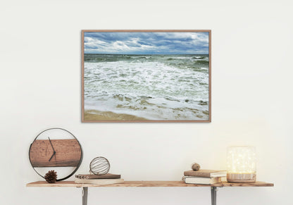 Gulf Shores Alabama Green Waves Coastal Digital Print