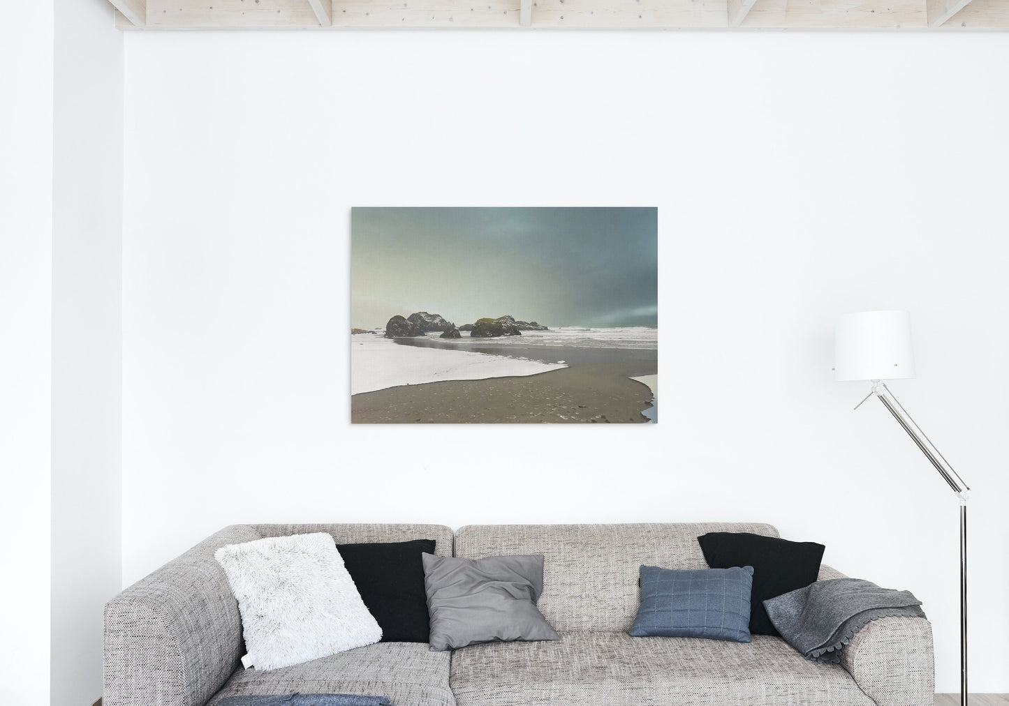 Let in Snow on the South Oregon Coast Nautical Digital Print