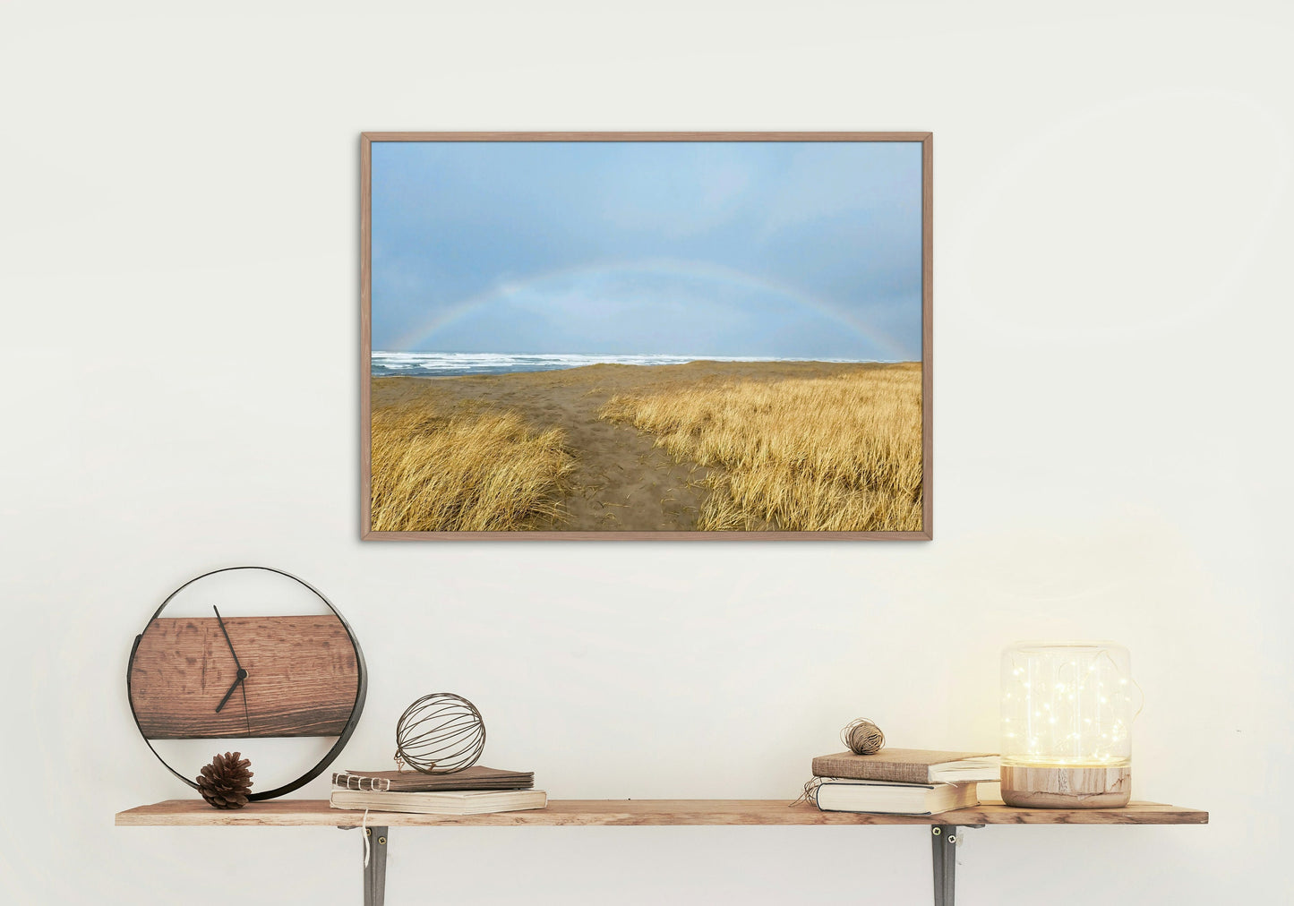 Rainbow Arch at Gearhart Oregon Coastal Digital Print