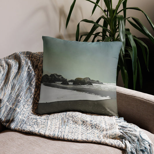 Let it Snow on the South Oregon Coast Nautical Pillow