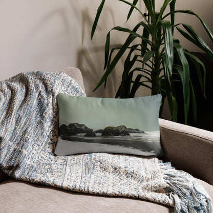Let it Snow on the South Oregon Coast Nautical Pillow
