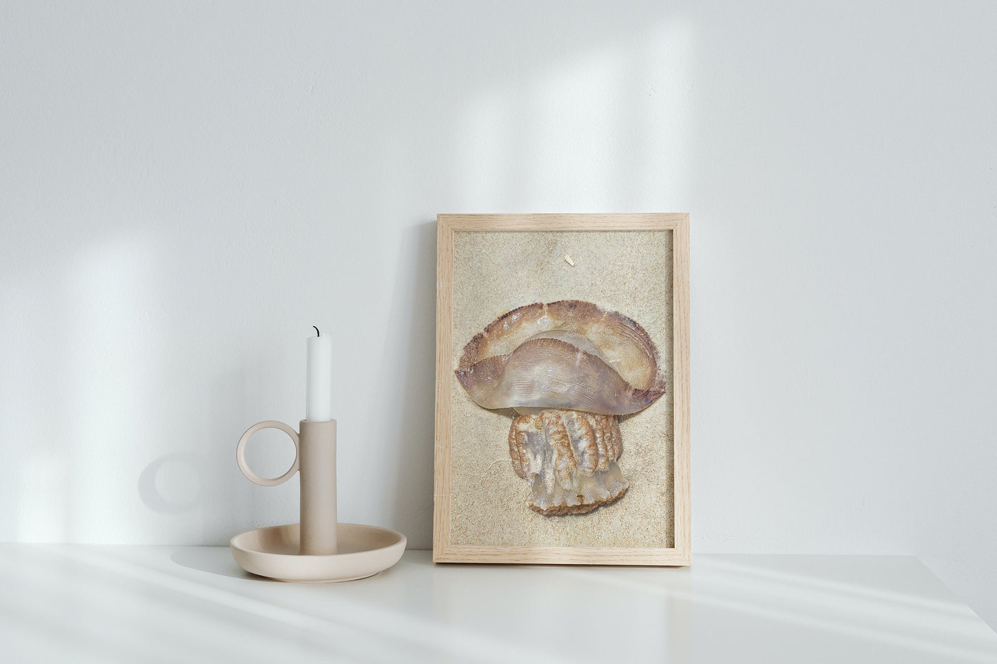 Gold Color Giant Jelly Fish Sealife Digital Print