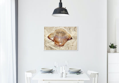 Gold Color Giant Jelly Fish Sealife Digital Print 2