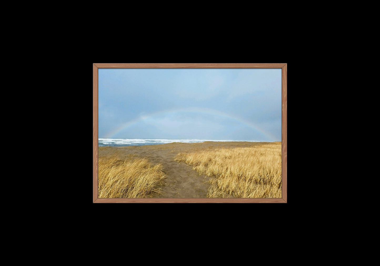 Rainbow Arch at Gearhart Oregon Coastal Digital Print
