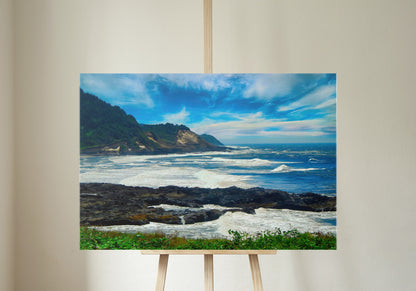 Scenic Oregon Coast Beach Digital Print at Florence Oregon