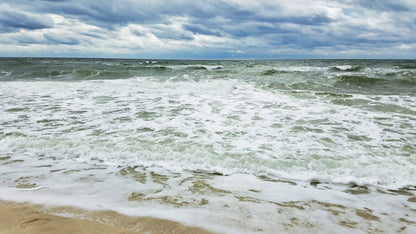 Gulf Shores Alabama Green Waves Coastal Digital Print