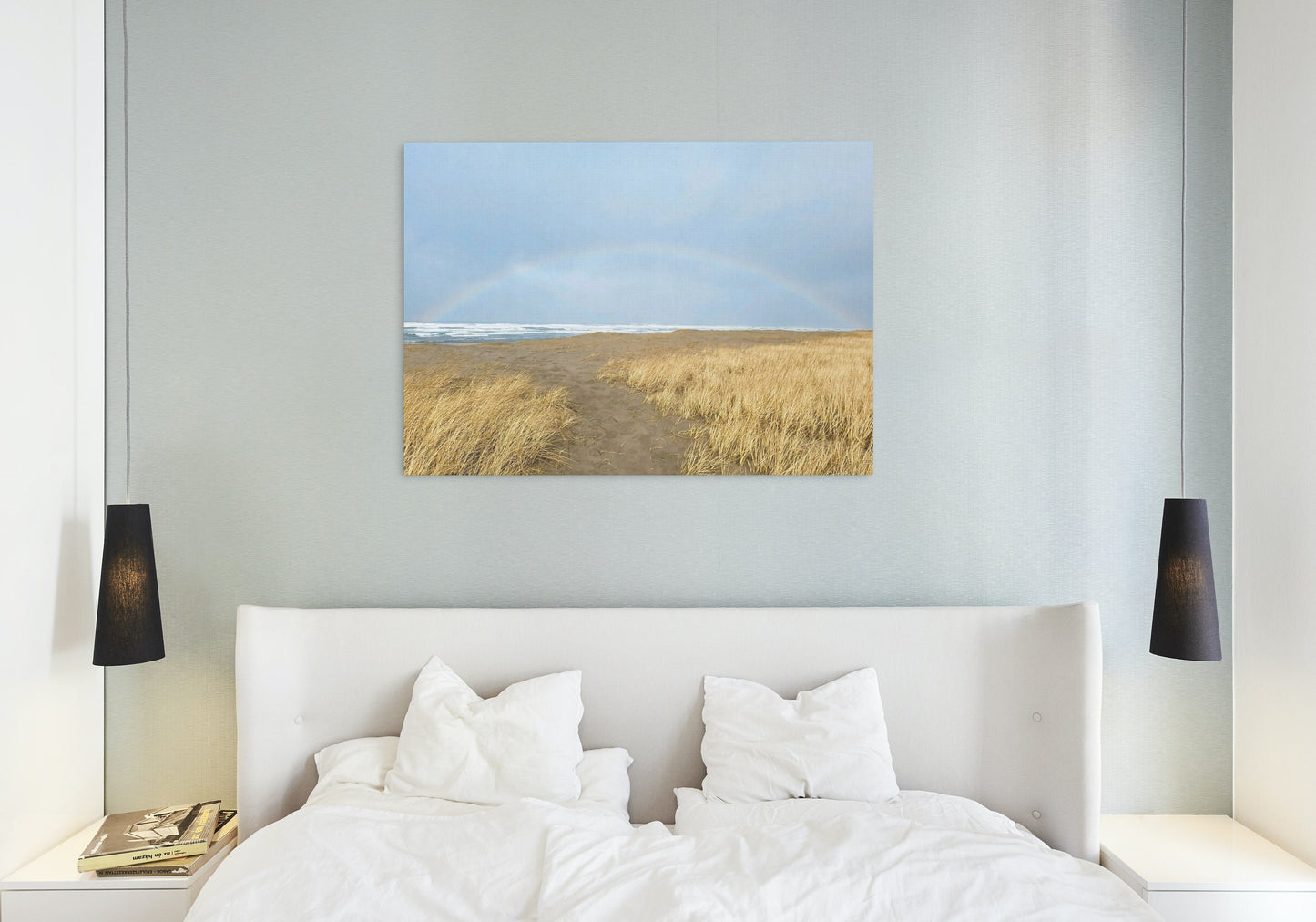 Rainbow Arch at Gearhart Oregon Coastal Digital Print