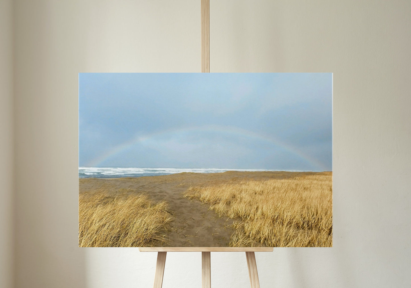 Rainbow Arch at Gearhart Oregon Coastal Digital Print