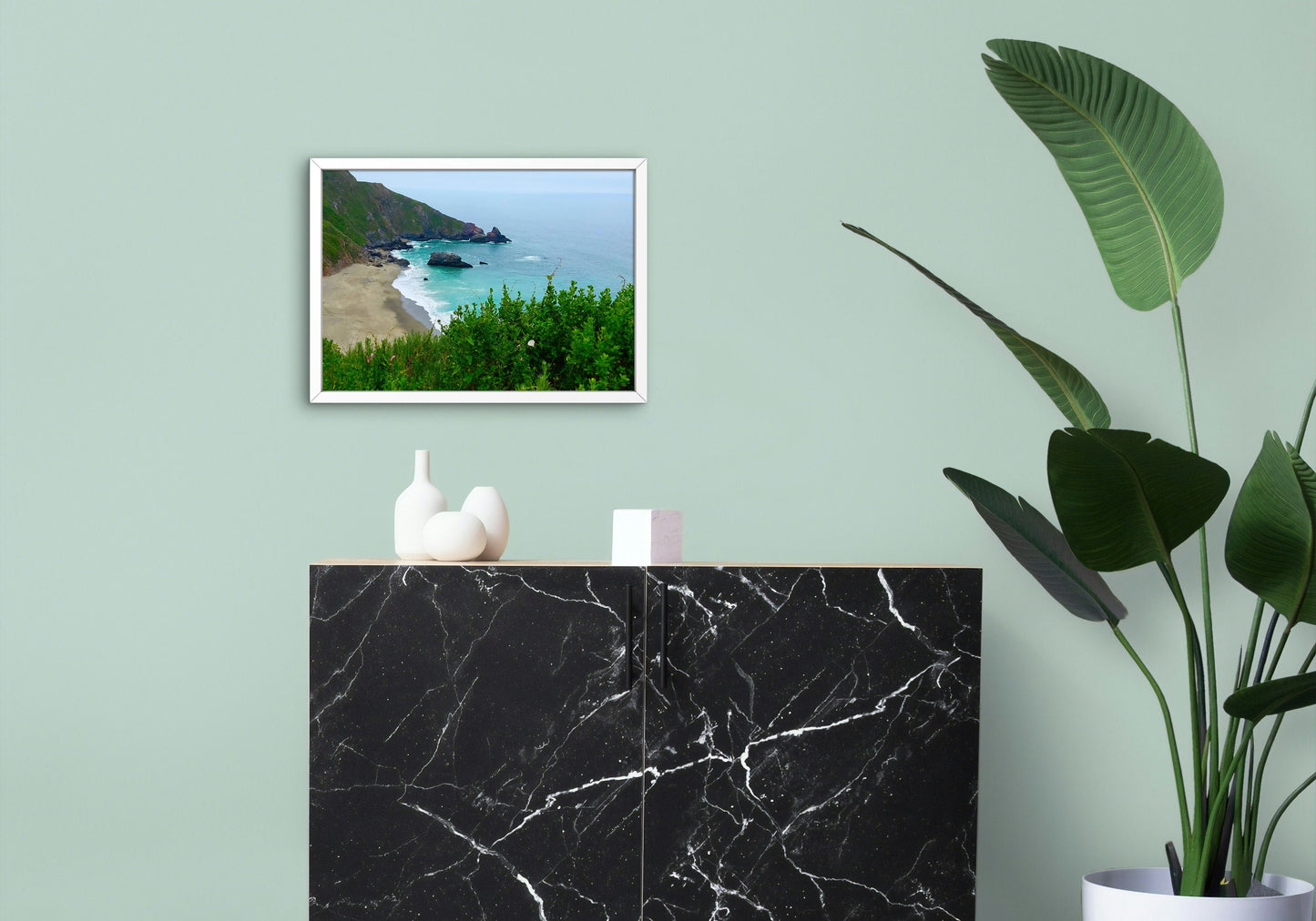 Cambria California Coastal Beach Digital Print