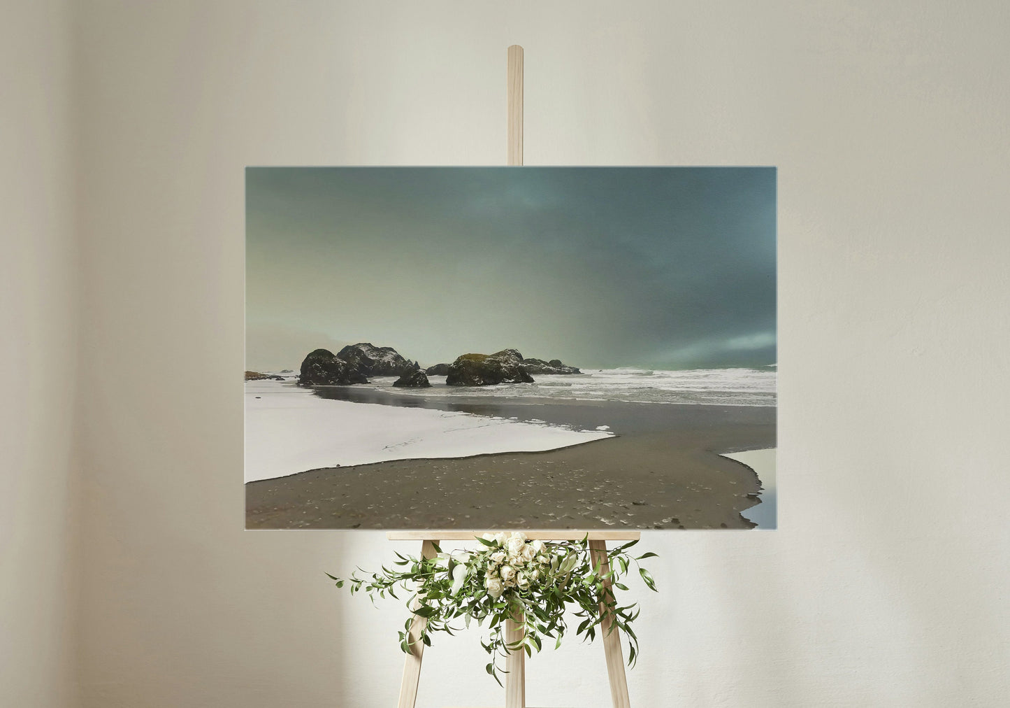 Let in Snow on the South Oregon Coast Nautical Digital Print