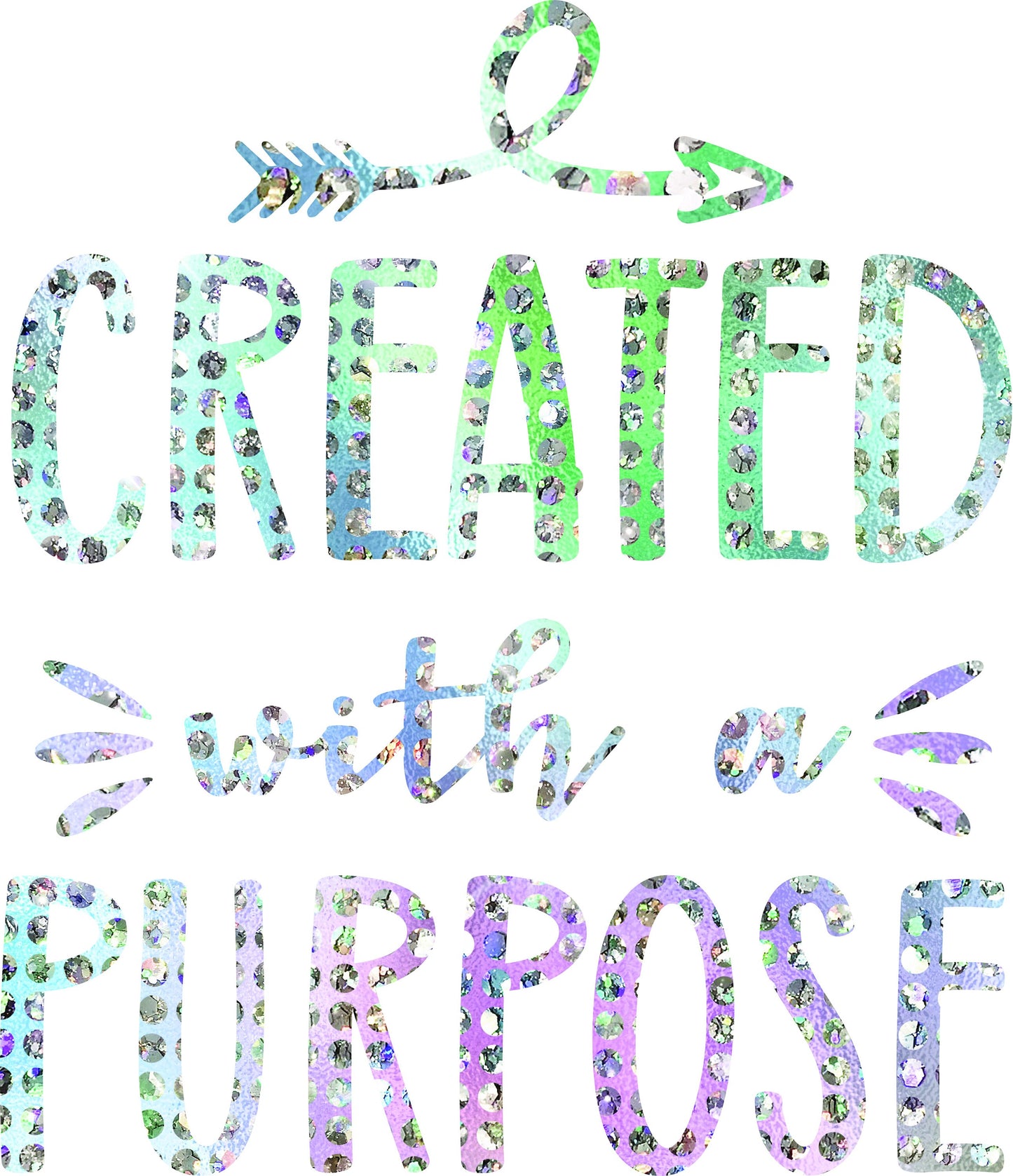 Created With a Purpose Stainless Steel Tumbler With Straw