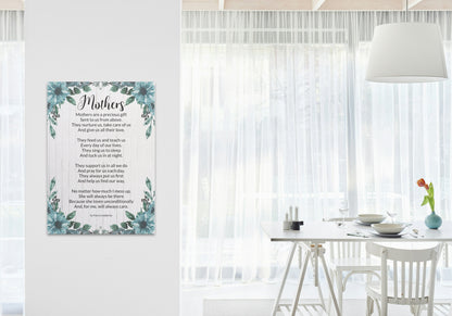 Inspirational Mothers Day Poems "Mothers" Digital Downloadable Print