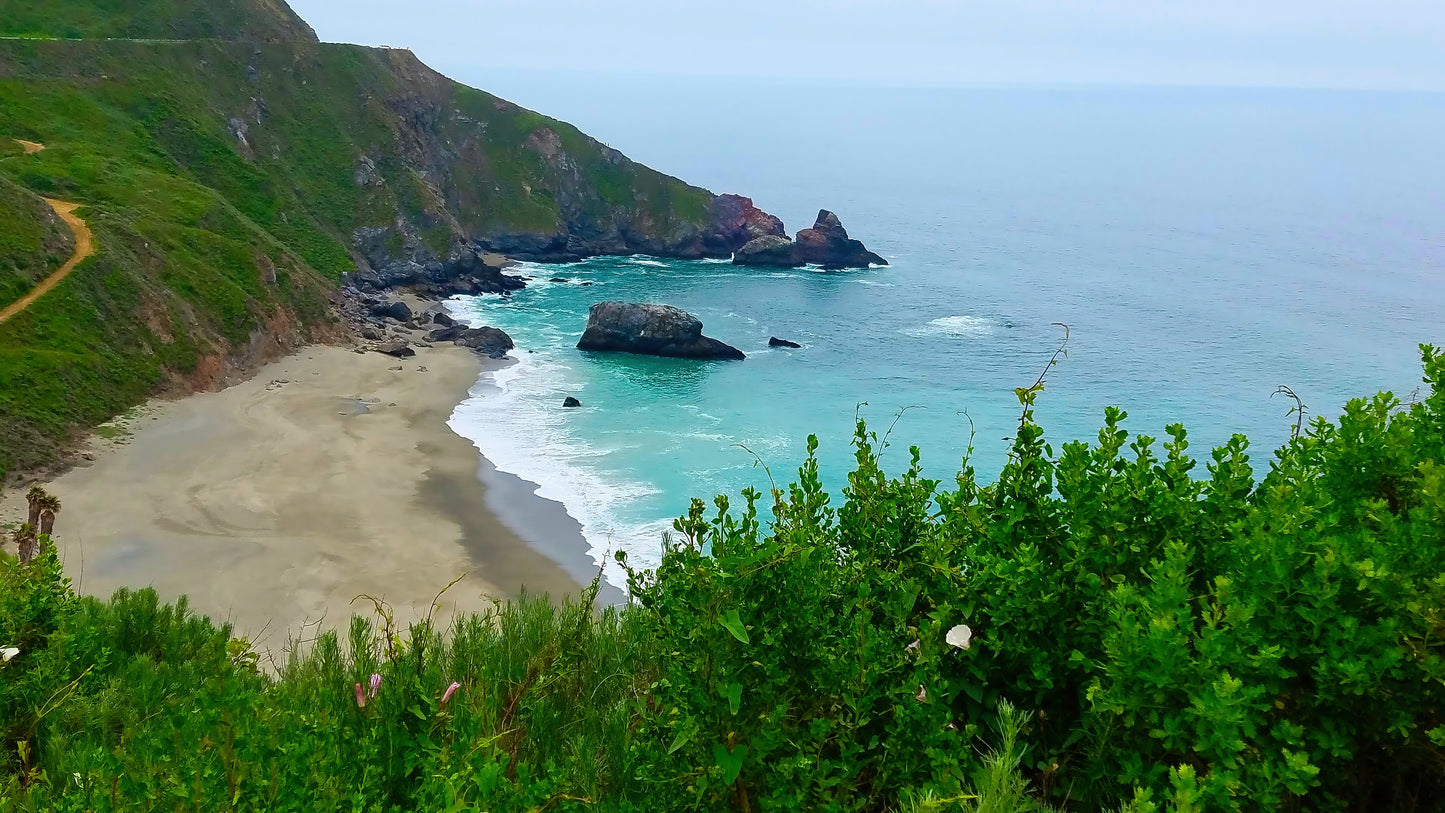 Cambria California Coastal Beach Digital Print