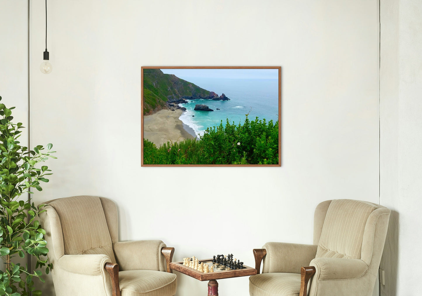 Cambria California Coastal Beach Digital Print