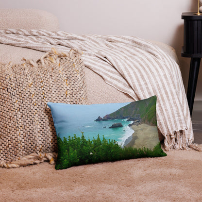 California Waves Premium Nautical Throw Pillow