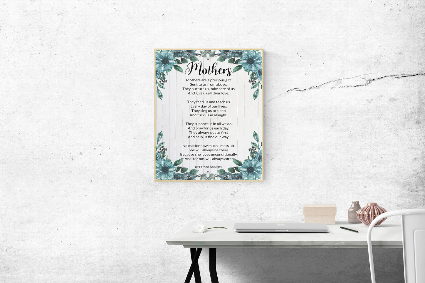 Inspirational Mothers Day Poems "Mothers" Digital Downloadable Print