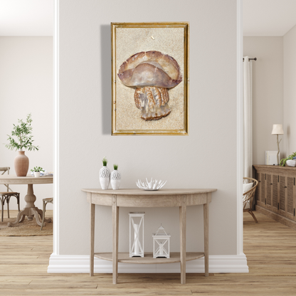 Gold Color Giant Jelly Fish Sealife Digital Print