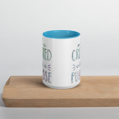 Created With a Purpose Coffee Mug with Color Inside