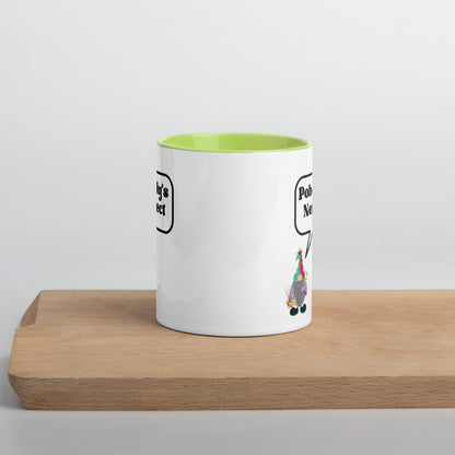 "Pobody's Nerfect" Gnome Coffee Mug with Color Inside